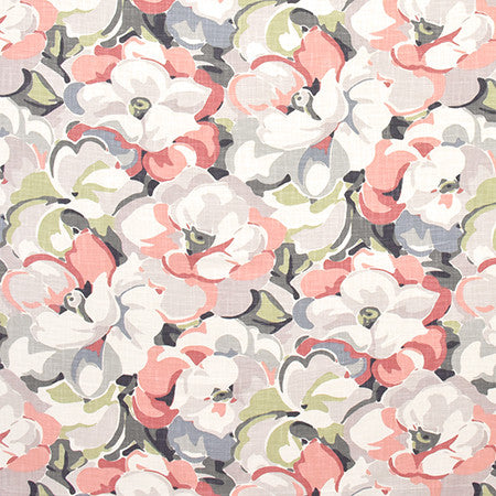 World Of Beauty Blossom by Carole Fabric Prisma 100% Cotton-Stain Resistant PAKISTAN 50,000 Wyzenbeek Double Rubs 25" V, 27 1/4" H HD 55.25"  - Fabric Carolina -
