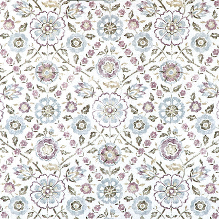In Season Thistle by Carole Fabric Sunset Serenade 100% Cotton India  17 3/4" V, 6 1/2" H HD 55""  - Fabric Carolina -