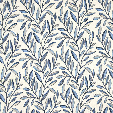 Role To Play Ink by Carole Fabric Making Waves Base: 52% Cotton, 48% Polyester Embr: 60% Viscose, 28% Cotton, 12% Polyester 51,000 Wyzenbeek Double Rubs 9 1/2" V, 17 1/4" H 52" - Fabric Carolina -