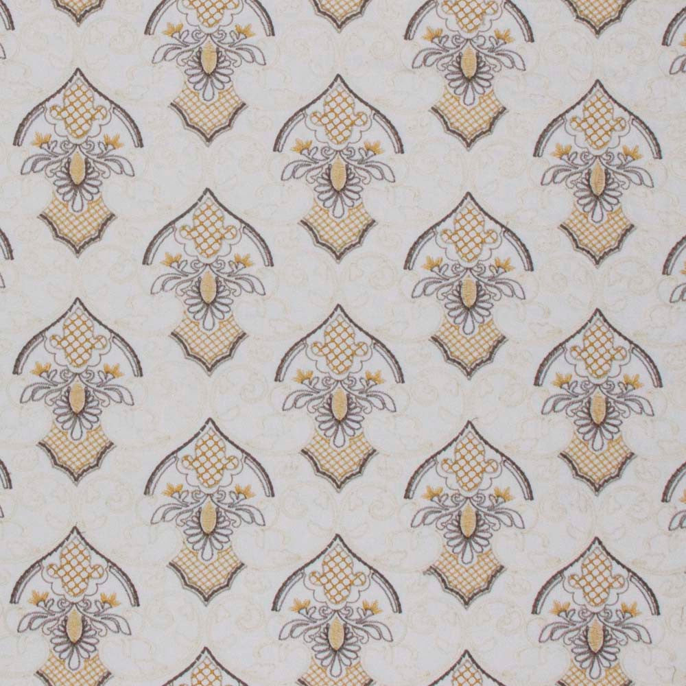 Brigade Dijon by Carole Fabric Golden Sunrise 100% Cotton India Passes 29,000 Circular Rubs Martindale Horizontal: 9 and Vertical: 8 52 - Fabric Carolina -