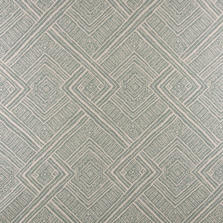 Tile Walk Water by Carole Fabric Well-Traveled 80% Cotton, 20% Linen-SSR Pakistan 12,000 Wyzenbeek Double Rubs 27" V, 13 1/2" H 54"  - Fabric Carolina -