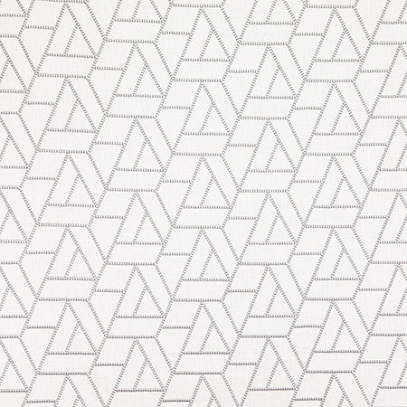 It Is Complicated Smoke Gray by Carole Fabric Shape Shifter Base: 100% Cotton Embr: 100% Polyester India  6 1/4" V, 11 7/8 "H 53"  - Fabric Carolina -