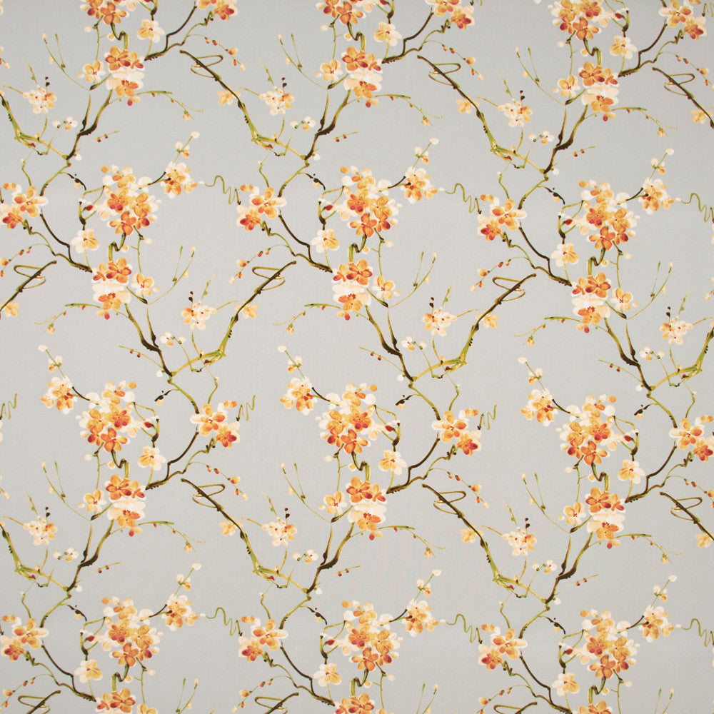 Birdsall Farm Silver Grey by Carole Fabric Geranium 100% Cotton-SSR India Passes 15,000 Double Rubs Wyzenbeek Horizontal: 135 and Vertical: 2525 54 - Fabric Carolina -