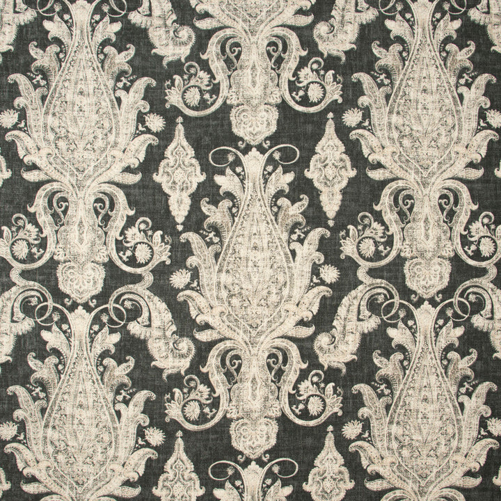 North Castle Peppercorn by Carole Designer Fabric Birch 55% Linen, 45% Rayon-SSR Printed In USA Passes 15,000 Double Rubs Wyzenbeek Horizontal: 27 and Vertical: 2525 54 - Swanky Fabrics -