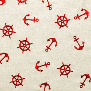 Edward Isle Crimson by Carole Fabric
