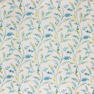 Laughter Caribbean by Carole Designer Fabric Looking Glass 58% Cotton, 42% Polyester INDIA Horizontal: 17" and Vertical: 18 1/2" V 51" - Swanky Fabrics -
