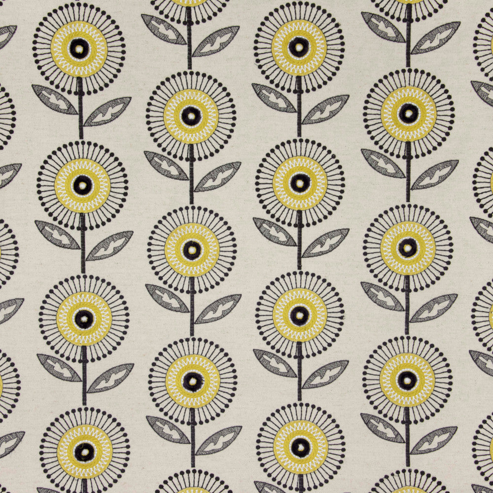 Hello Gorgeous Navy by Carole Fabric French Navy 85% Cotton, 15% Linen India Passes 25,000 Circular Rubs Martindale Horizontal: 125 and Vertical: 75 54 - Fabric Carolina -