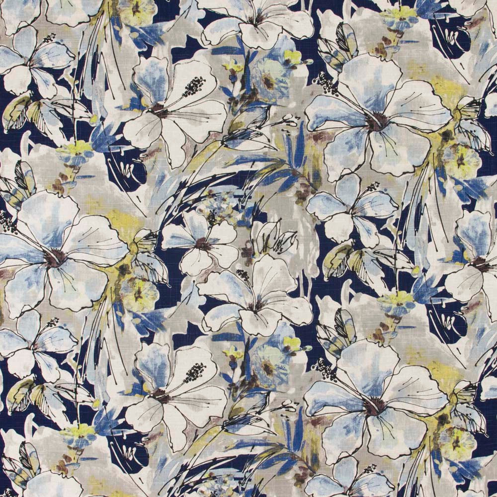Fashion Formula Ink by Carole Fabric Emerald Ocean 70% Cotton, 30% Linen China Passes 15,000 Double Rubs Wyzenbeek Horizontal: 24 and Vertical: 275 54 - Fabric Carolina -