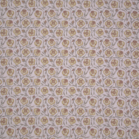 Playing Field Turmeric by Carole Fabric Sunset Serenade 50% Cotton, 35% Viscose, 15% Linen India  10 1/4" V, 11" H 55""  - Fabric Carolina -