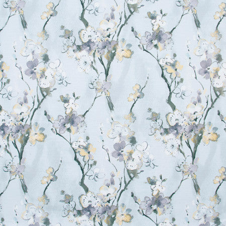Another Time Danube by Carole Fabric Spearmint 100% Cotton S Korea Passes 15,000 Double Rubs Wyzenbeek Horizontal: 27 1/4" and Vertical: 26" V 54" - Fabric Carolina -