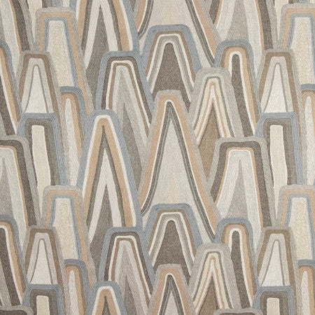 Busy Lives Latte by Carole Designer Fabric Earthbound 85% Polyester, 15% Linen 30,000 Wyzenbeek Double Rubs 20" V, 27" H 55" - Swanky Fabrics -