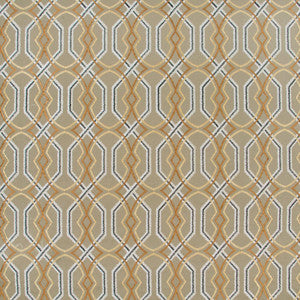 Rivers Connect Golden by Carole Fabric