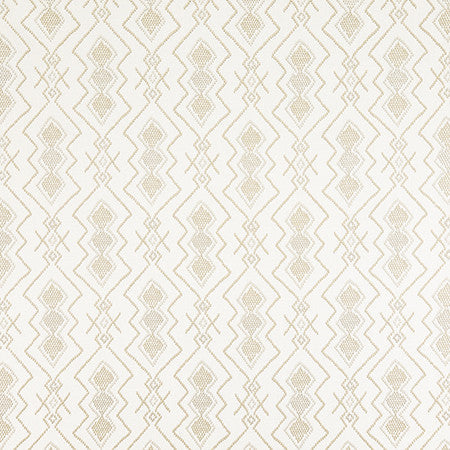 Fresh Form Glacier by Carole Designer Fabric Hidden Treasure Base: 84% Cotton, 16% Polyester Embr: 100% Cotton India 12 1/2" V, 3 3/4" H HD 54" - Swanky Fabrics -