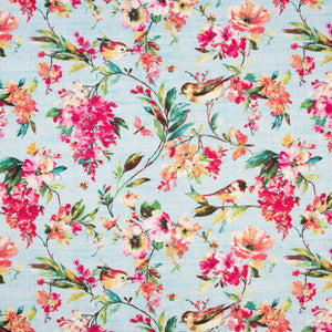 Holly Knolls Dream Blue by Carole Fabric