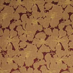 Garden Stroll Wine by Carole Fabric