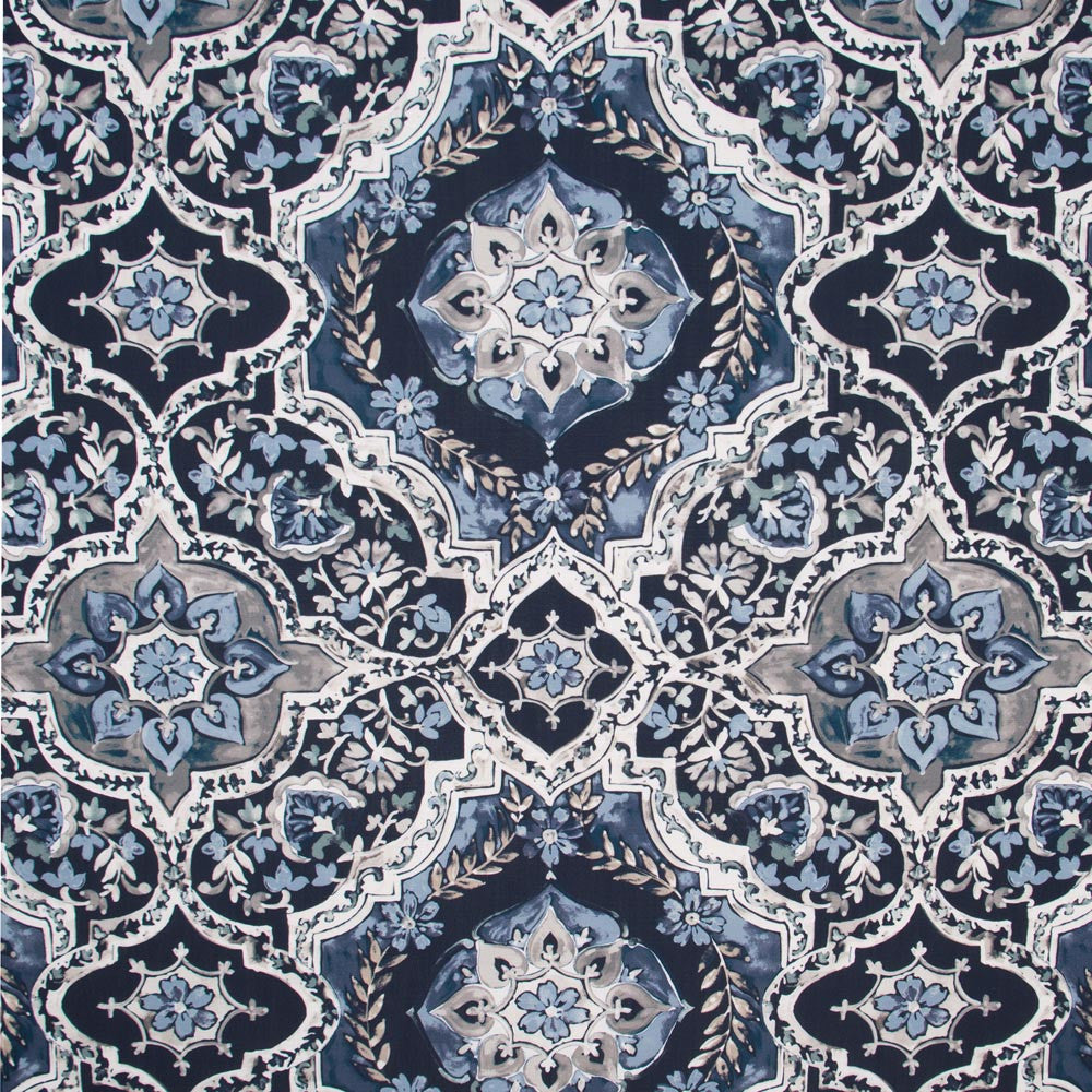 Granite Springs Navy by Carole Fabric Breathtaking 100% Polyester China Passes 30,000 Double Rubs Wyzenbeek Horizontal: 27 and Vertical: 27 55 - Fabric Carolina -