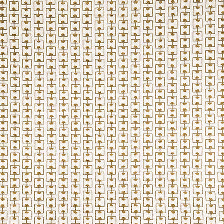 Breakthrough Ochre by Carole Designer Fabric Hidden Treasure Base: 52% Cotton, 48% Poly Embr: 79% Cotton, 21% Viscose India 2 3/8" V, 4 1/2" H 53" - Swanky Fabrics -