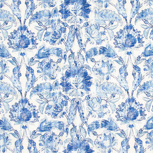 Grove Garden Porcelain Blue by Carole Fabric