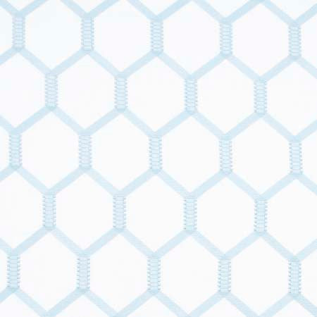Shock Value Sky by Carole Designer Fabric Modern Edge 70% Viscose, 30% Linen India 51,000 Wyzenbeek Double Rubs Horizontal: 5 3/8" and Vertical: 9 1/4" V 52" - Swanky Fabrics -
