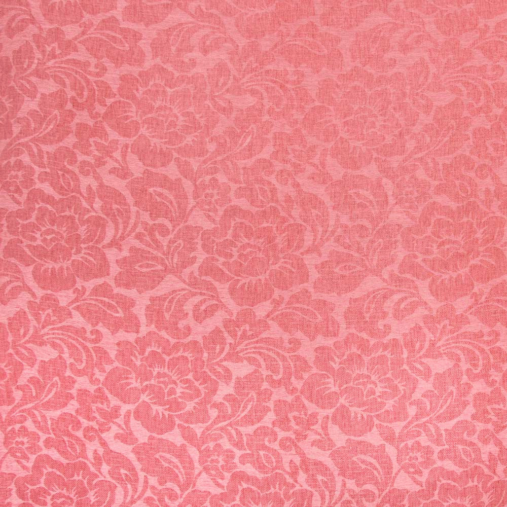 Marchwood Peony by Carole Designer Fabric Red Sea 91% Polyester, 6% Cotton, 3% Linen India 18,000 Wyzenbeek Double Rubs Horizontal: 13.625 and Vertical: 18.75 54 - Swanky Fabrics -