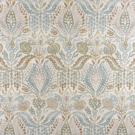 Majestic View Mica by Carole Designer Fabric Well-Traveled 36% Polyester, 26% Cotton, 22% Viscose, 16% Linen China 30,000 Wyzenbeek Double Rubs </p><p>Repeat: 26 3/4" V, 13 1/2" H 55" - Swanky Fabrics -
