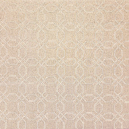 Conversation Natural by Carole Designer Fabric Neutral Ground Base: 68% Polyester, 21% Linen, 11% Cotton Embr: 60% Polyester, 25% Cotton, 15% Linen India 6 3/8" V, 6 3/4" H 51"" - Swanky Fabrics -