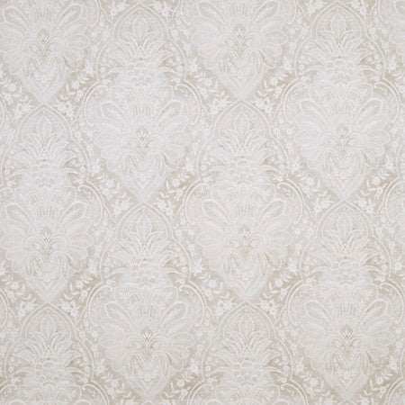 Among Friends Sterling by Carole Fabric White Smoke 100% Polyester Spain Passes 18,000 Circular Rubs Martindale Horizontal: 18 1/8" and Vertical: 25" V 54" - Fabric Carolina -