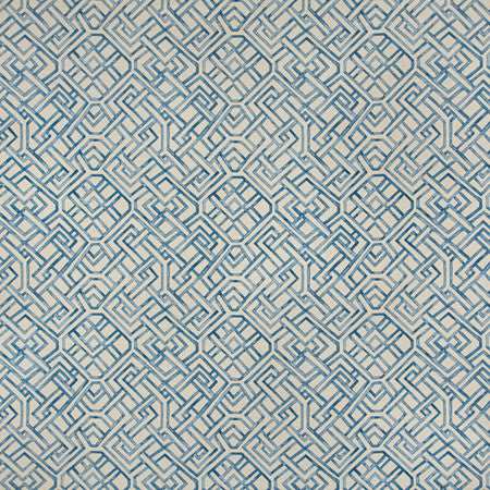 Walk Away Bluebell by Carole Fabric Blue Crush 100% Cotton India  13 1/4" V, 13 1/2" H 55 1/2""  - Fabric Carolina -