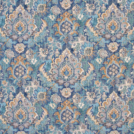 Then Again Ocean by Carole Designer Fabric Spearmint 100% Cotton India Passes 9,000 Double Rubs Wyzenbeek 26" V, 27 1/2" H HD 54" - Swanky Fabrics -