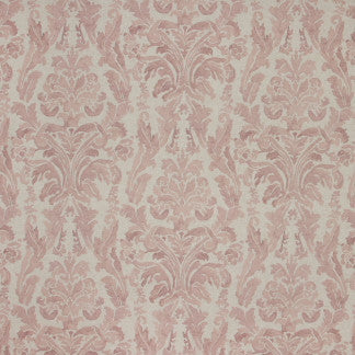 Almost Twins Rose by Carole Fabric Summer Garden 88% Cotton, 12% Rayon USA Passes 15,000 Double Rubs Wyzenbeek Horizontal: 13 1/2" D and Vertical: 25 1/4" V 54" - Fabric Carolina -