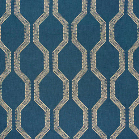 Seemingly Knot Midnight by Carole Fabric Blue Forest 100% Cotton India N/A </p><p>Repeat: 15 1/8" V, 10 5/8" H HD 52" - Fabric Carolina -
