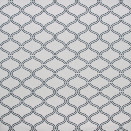 On The Mend Steel by Carole Designer Fabric MOUNTAIN SKY 73% Cotton, 27% Polyester India Passes 30,000 Double Rubs Wyzenbeek Horizontal: 7 1/2" and Vertical: 6 1/4" 53" - Swanky Fabrics -