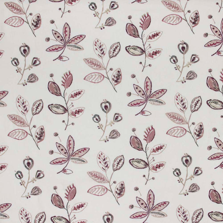 Well Wishes Sangria by Carole Designer Fabric Mulberry Sangria 70% Polyester, 30% Linen India N/A Horizontal: 255 and Vertical: 18875 51 - Swanky Fabrics -