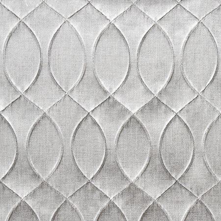 Meeting Point Sterling by Carole Fabric Radiance 100% Polyester India 9,000 Wyzenbeek Double Rubs 9" V, 4 1/4" H 55"  - Fabric Carolina -