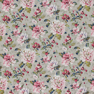 Castle Hill Silver by Carole Designer Fabric Lavender Mist 55% Linen, 45% Viscose-Washed England N/A Horizontal: 13 1/2" D and Vertical: 25 1/4" 53" - Swanky Fabrics -