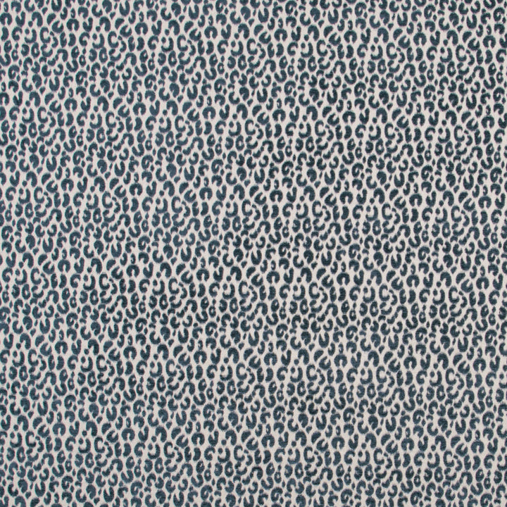 Snow Leopard Denim by Carole Fabric Jungle Safari 68% Rayon, 32% Polyester- Latex Backing China Passes 15,000 Double Rubs Wyzenbeek Horizontal: 3.5 and Vertical: 4.25 56 - Fabric Carolina -