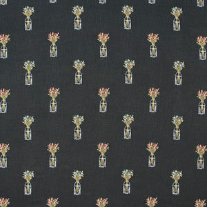 Pot Of Love Noir by Carole Fabric