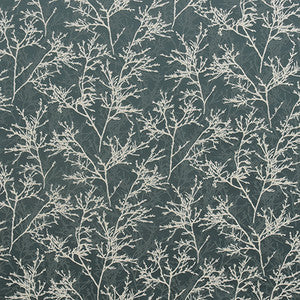 Bare Trees Teal by Carole Fabric