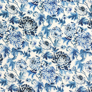 Love Song China Blue by Carole Fabric