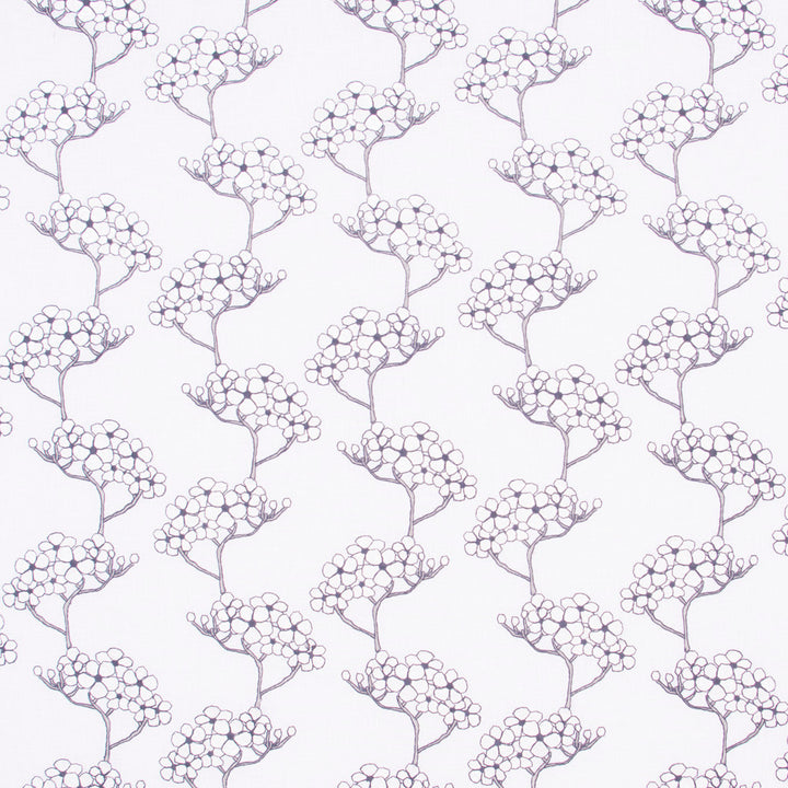 Beautiful Moments Snow by Carole Fabric White Smoke 70% Polyester, 30% Cotton India N/A Horizontal: 11.75 and Vertical: 9.5 51.5 - Fabric Carolina -