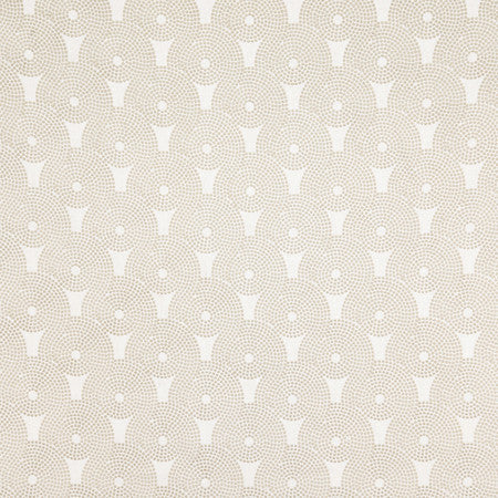 On The Move Flax by Carole Designer Fabric Oasis Base: 70% Polyester, 30% Cotton Embr: 100% Polyester India 6 3/8" V, 6 1/2" H 53" - Swanky Fabrics -