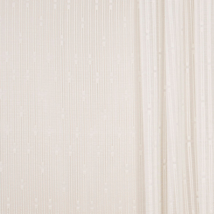 Pillar Run Cream by Carole Fabric Sheer Marvel 100% Polyester TURKEY N/A Horizontal: 2 3/4 and Vertical: 725 118 - Fabric Carolina -