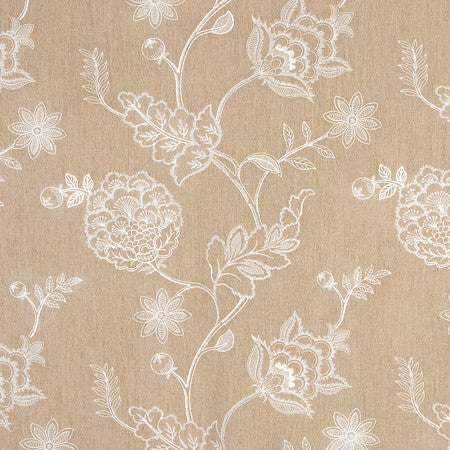 Papania Linen by Carole Fabric Earthbound 89% Polyester, 8% Cotton, 3% Linen 50,000 Wyzenbeek Double Rubs 18 1/2" V, 18 1/4" H 54" - Fabric Carolina -