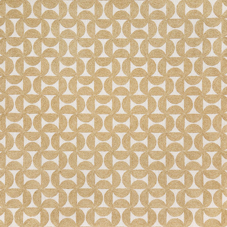 Spin Master Gold by Carole Fabric Sunset Serenade Base: 52% Polyester, 48% Cotton Embr: 60% Polyester, 25% Cotton, 15% Linen India  4 5/8" V, 4 1/2" H 54""  - Fabric Carolina -