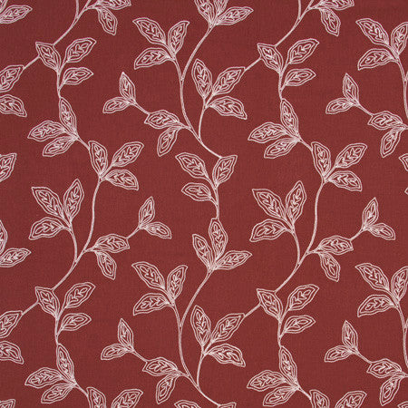 How We Dance Cinnabar by Carole Designer Fabric Azalea 76% Polyester, 18% Cotton, 6% Linen India 18 1/2" V, 17 1/4" H 51" - Swanky Fabrics -