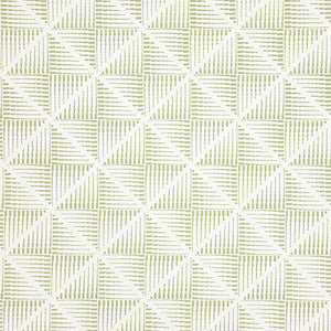 Jagged Edges Celery by Carole Fabric