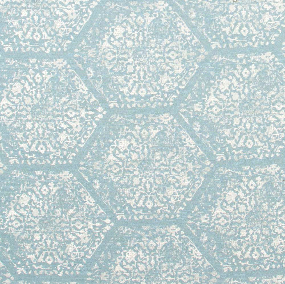 Royal Seal Cyan by Carole Fabric Blue Forest 100% Polyester Turkey N/A Horizontal: 14 and Vertical: 775 54 - Fabric Carolina -