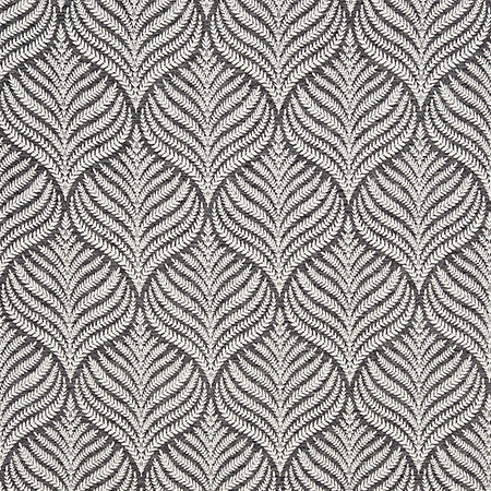 Longing Graphite by Carole Fabric In The Details 48% Cotton, 46% Polyester, 6% Linen India 42,000 Wyzenbeek Double Rubs 11 5/8" V, 4 5/8" H HD 54"  - Fabric Carolina -