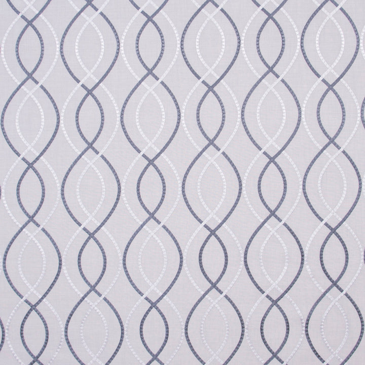 Drifting Away Steel by Carole Fabric White Smoke 73% Cotton, 27% Polyester India Passes 30,000 Double Rubs Wyzenbeek Horizontal: 10.75 and Vertical: 12.5 54 - Fabric Carolina -