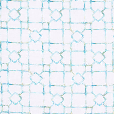 As A Result Lagoon by Carole Fabric Spearmint 100% Polyester China Passes 50,000 Double Rubs Wyzenbeek Horizontal: 8 3/4" and Vertical: 9" V 58" - Fabric Carolina -